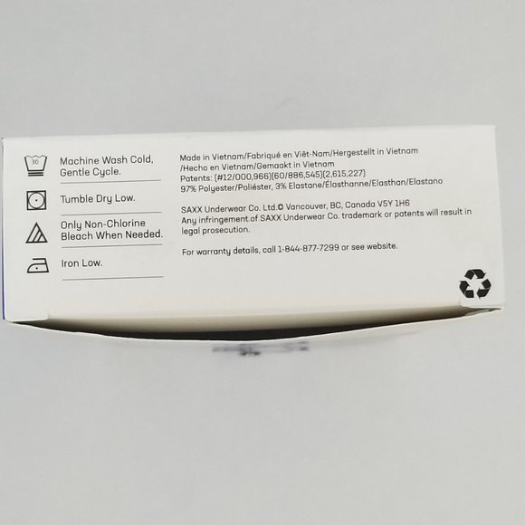 Saxx Mens Camo Boxer Briefs Size XL Ballpark Pouch - Picture 6 of 6